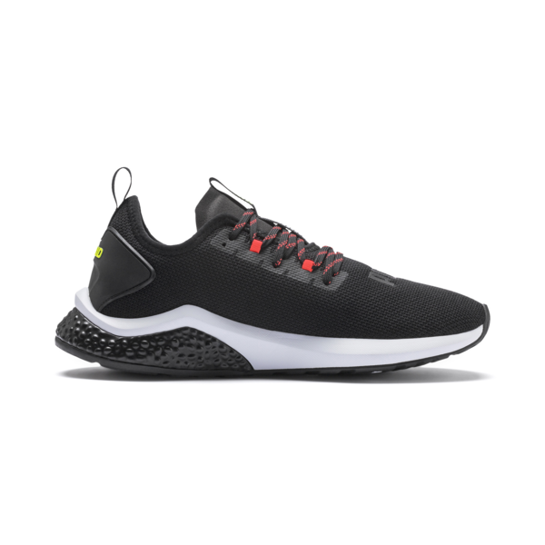 HYBRID NX Men's Running Shoes, Puma Black-Nrgy Red-Yellow Alert, large-ZAF
