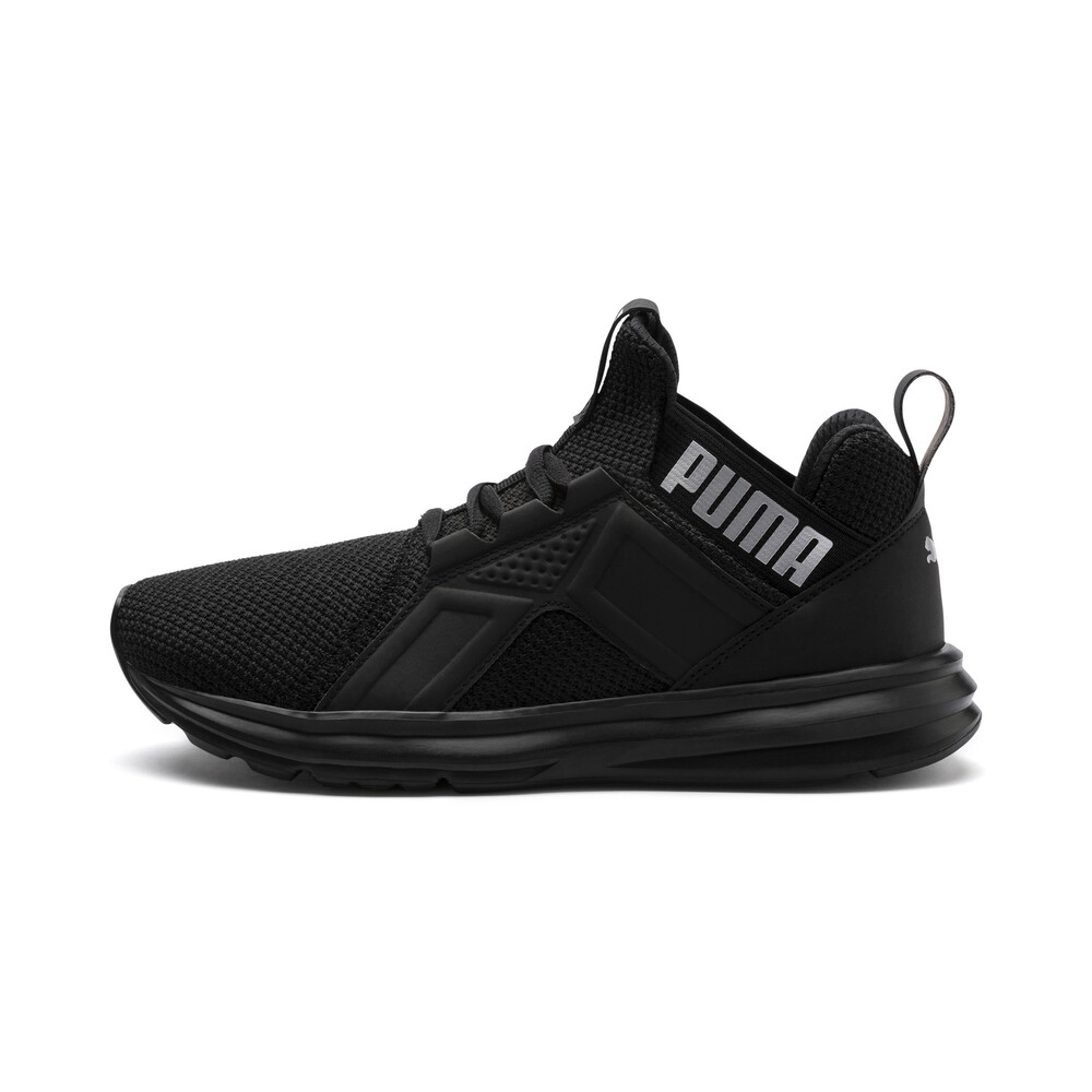 kids running shoes black