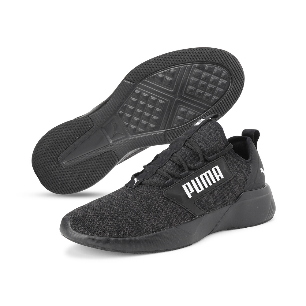 Retaliate Knit Men's Running Shoes | Black - PUMA