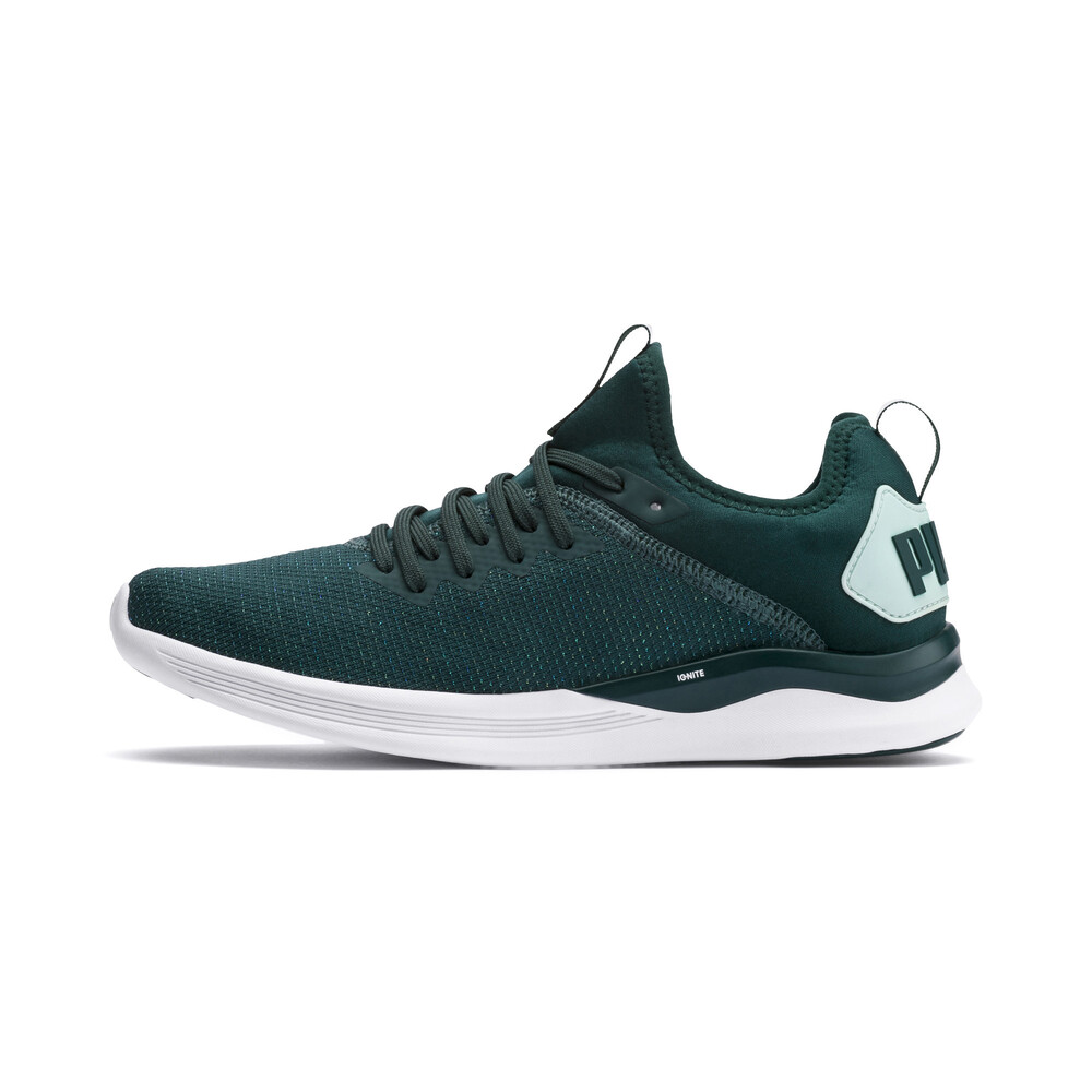 puma ignite womens green