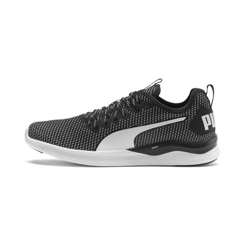 

Men's PUMA Ignite Flash FS Running Shoes, White/black