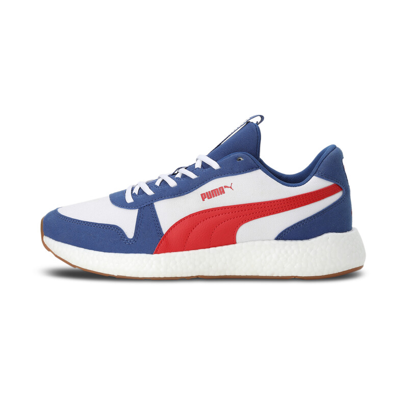 

Men's PUMA NRGY Neko Retro Running Shoes, Black/red/blue