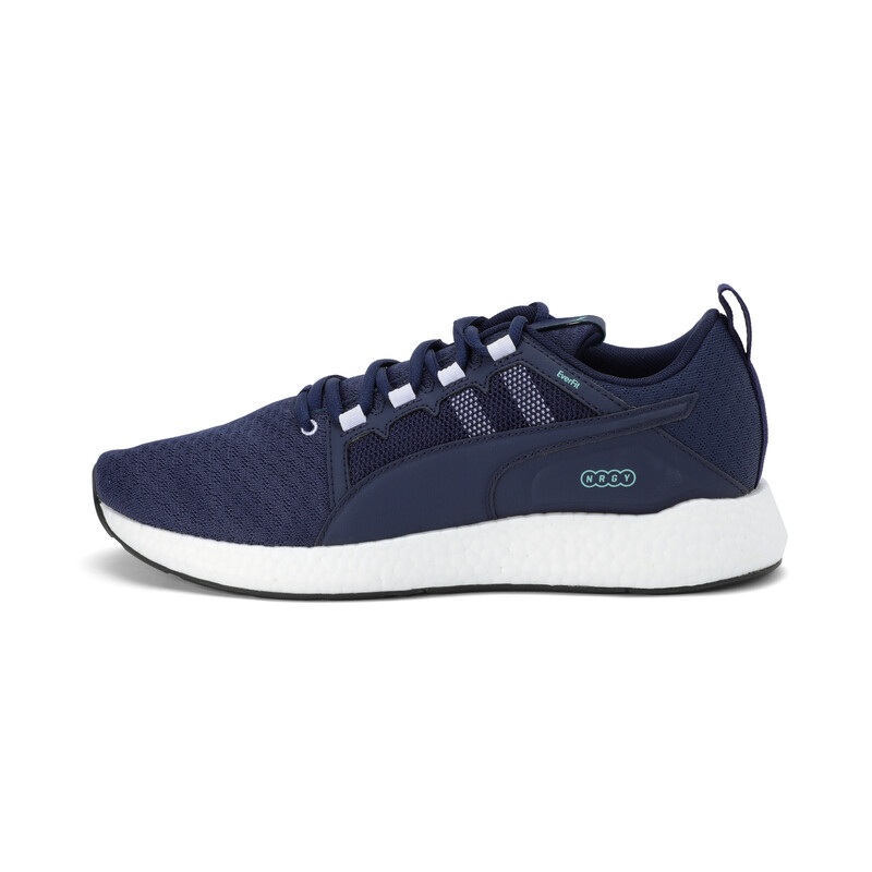 

Men's PUMA NRGY Neko Turbo Running Shoes, White/purple