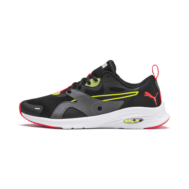 

Men's PUMA HYBRID Fuego Running Shoes, Black/yellow