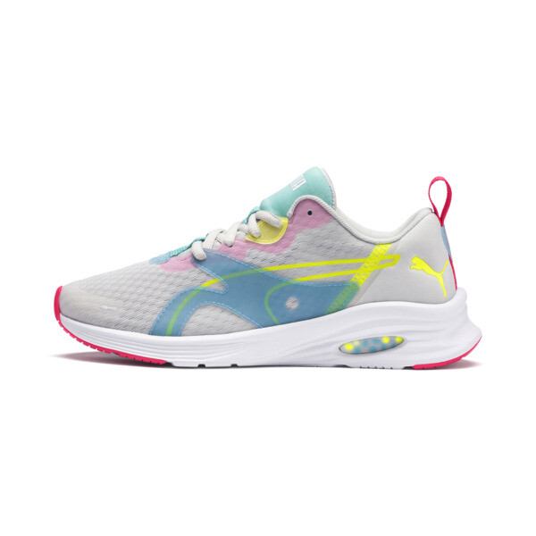 PUMA HYBRID Fuego Women's Running Shoes in Glacier Grey/Yellow Alert/Nrgy Rose - 192663_04