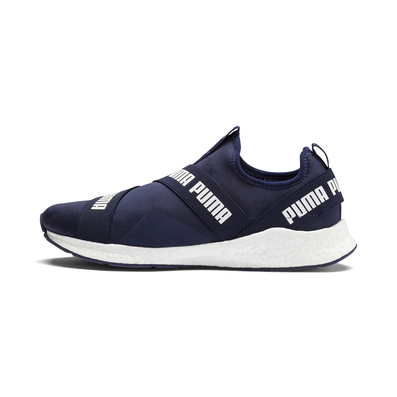 

PUMA NRGY Star Slip-On Unisex Walking Shoes, White/purple