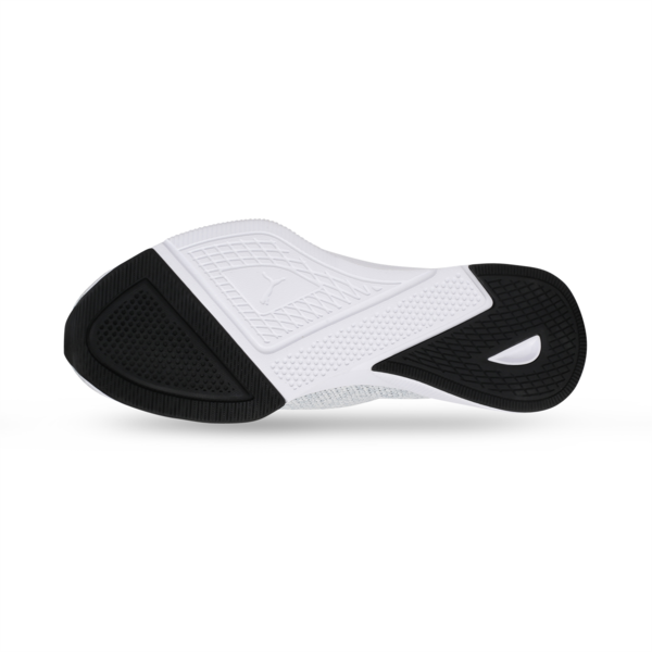 Flyer Runner Engineered Knit Men's Running Shoes, Puma White-Quarry-Puma Black, large-ZAF
