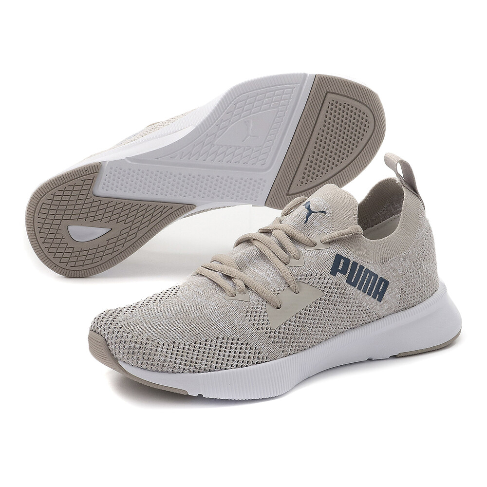 

PUMA - female - Кроссовки Flyer Runner Engnr Knit Wn's – Silver Cloud-White-Dk Denim –, Серый