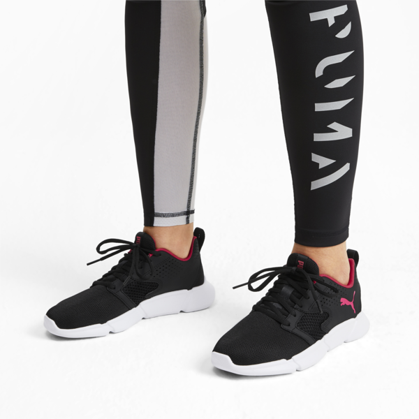 INTERFLEX Modern Running Shoes, Puma Black-Nrgy Rose, large-ZAF