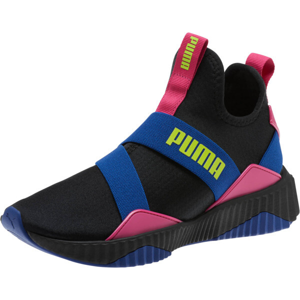 PUMA Defy Mid 90s Women's Training Shoes in Black/Surf The Web - 192813_01