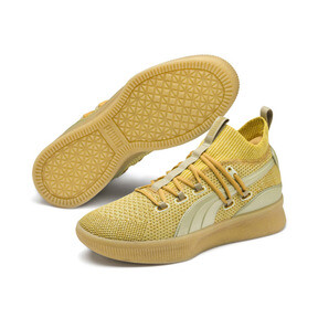 gold basketball shoes