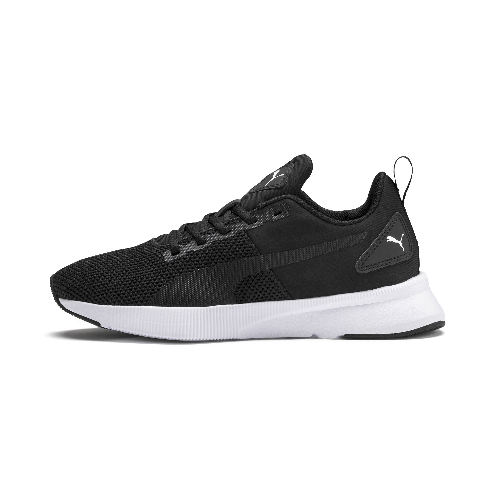 Puma Flyer Runner Youth Trainers, Black, Size 38, Shoes