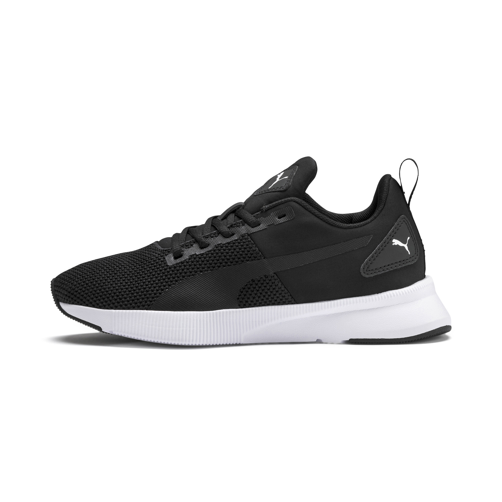 PUMA Flyer Runner Youth Trainers In 10 - Black, Size EU 36