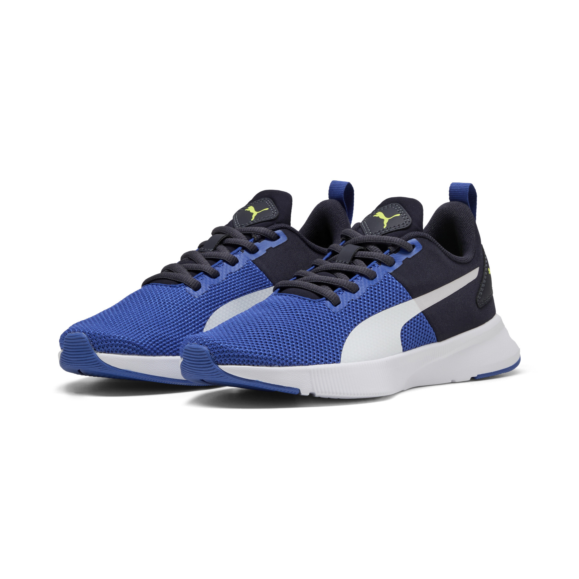 PUMA Flyer Runner sportschoenen, Blauw/Wit, Maat 36 thumbnail 6