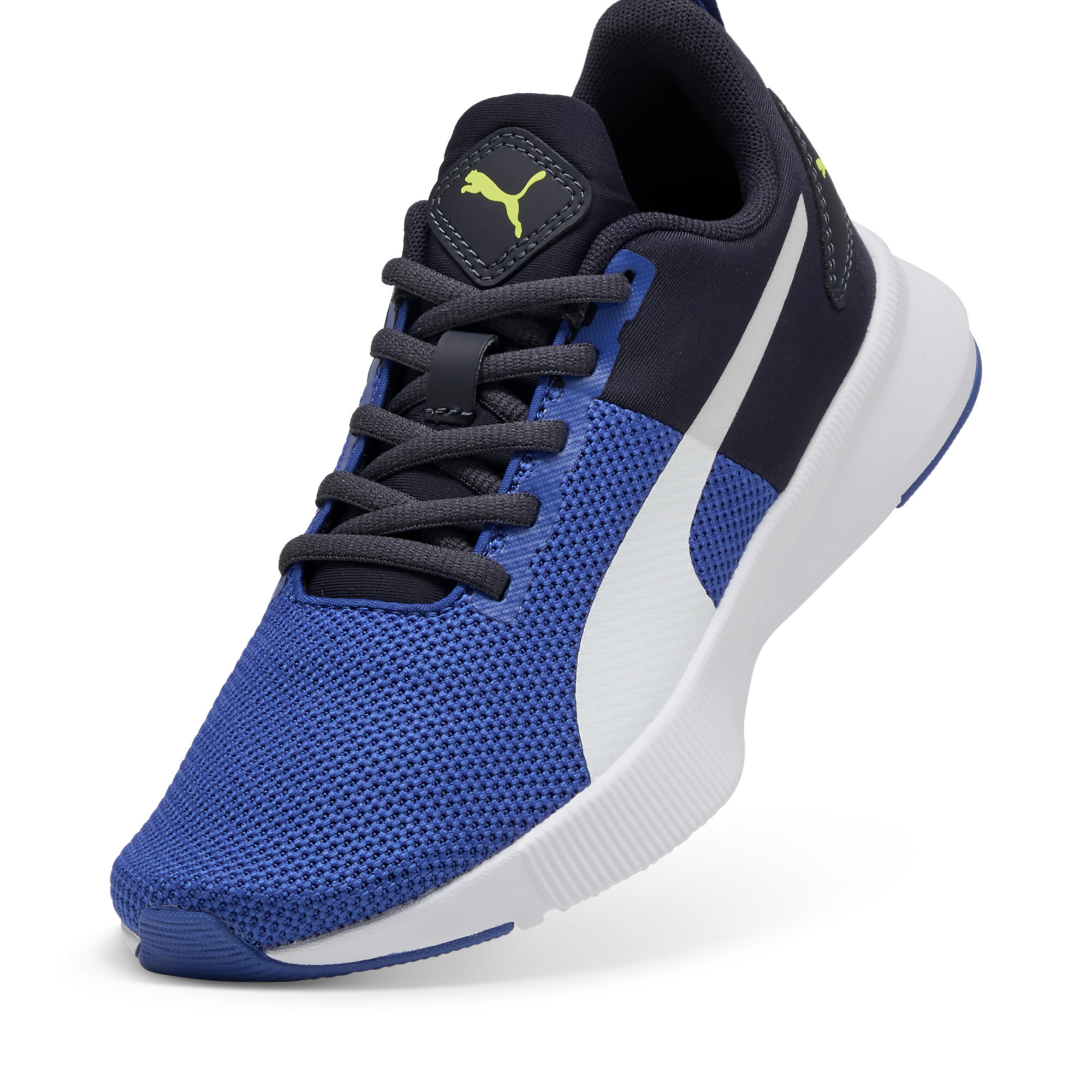 PUMA Flyer Runner sportschoenen, Blauw/Wit, Maat 36 thumbnail 2