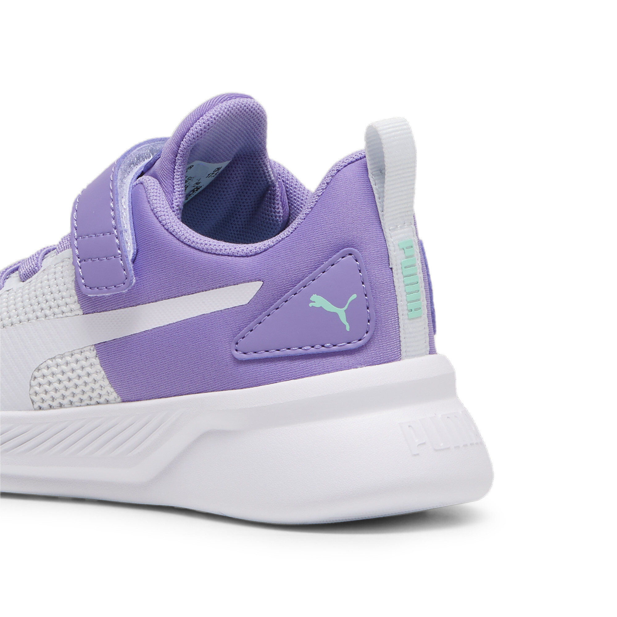 Puma Flyer Runner V Kids' Trainers, Purple, Size 34, Shoes