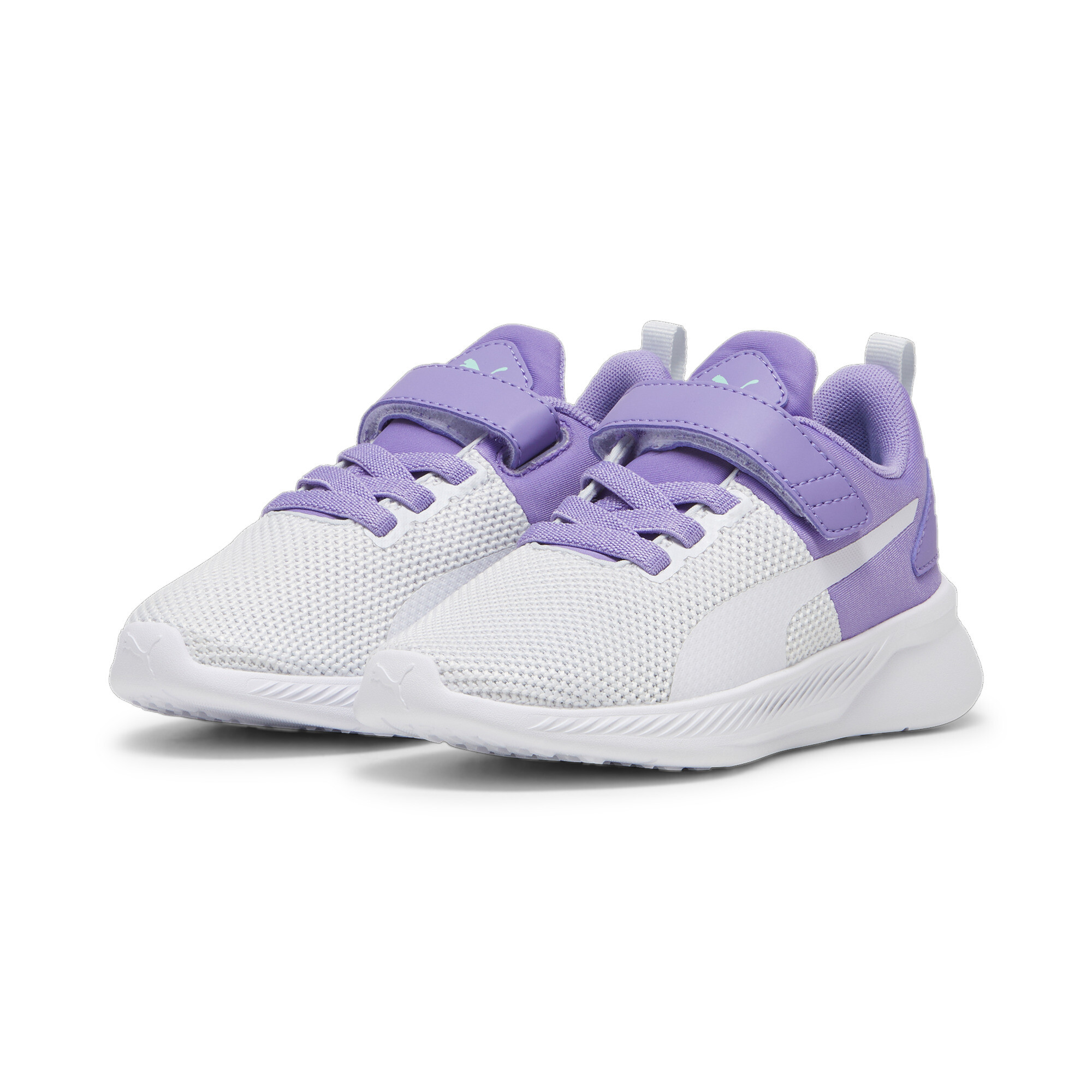 Puma Flyer Runner V Kids' Trainers, Purple, Size 34, Shoes