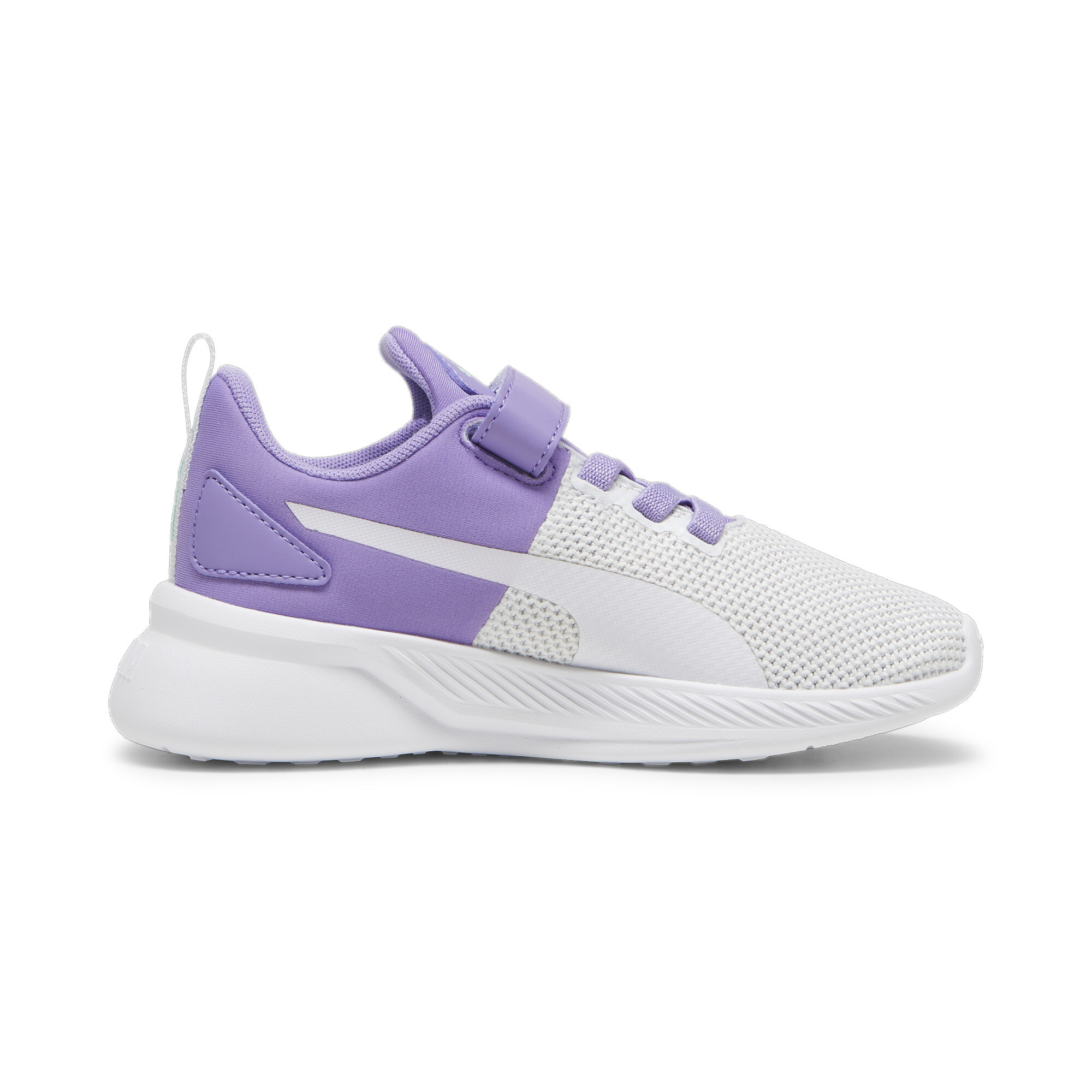 Puma Flyer Runner V Kids' Trainers, Purple, Size 34, Shoes