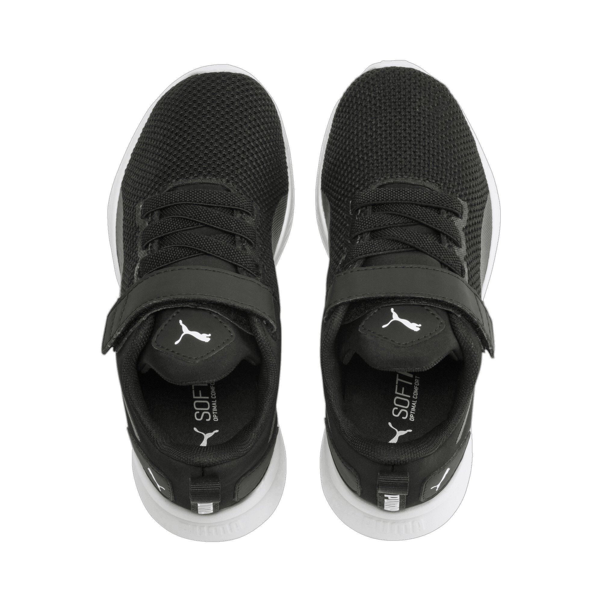Flyer Runner sportschoenen, Zwart/Wit, Maat 23 | PUMA