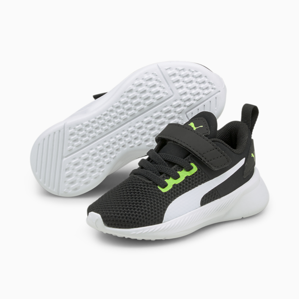 Flyer Runner Babies' Trainers, Green Flash-Puma White-Puma Black, large-MEX