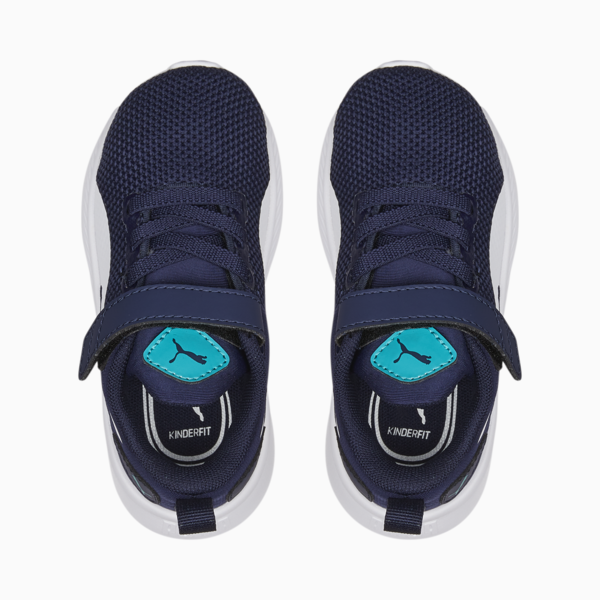 Tenis Flyer Runner para Bebé, Peacoat-Puma White-Deep Aqua, large-MEX
