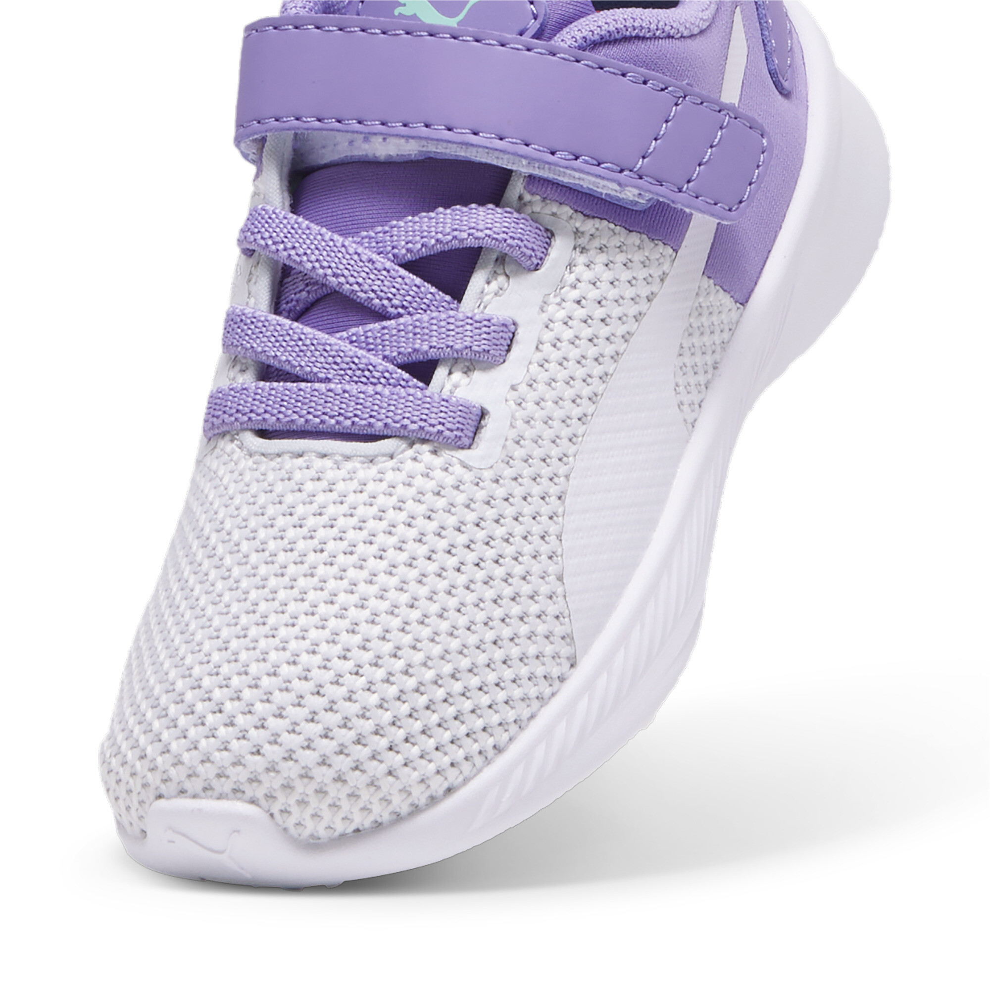 Puma Flyer Runner Babies' Trainers, Purple, Size 27, Shoes