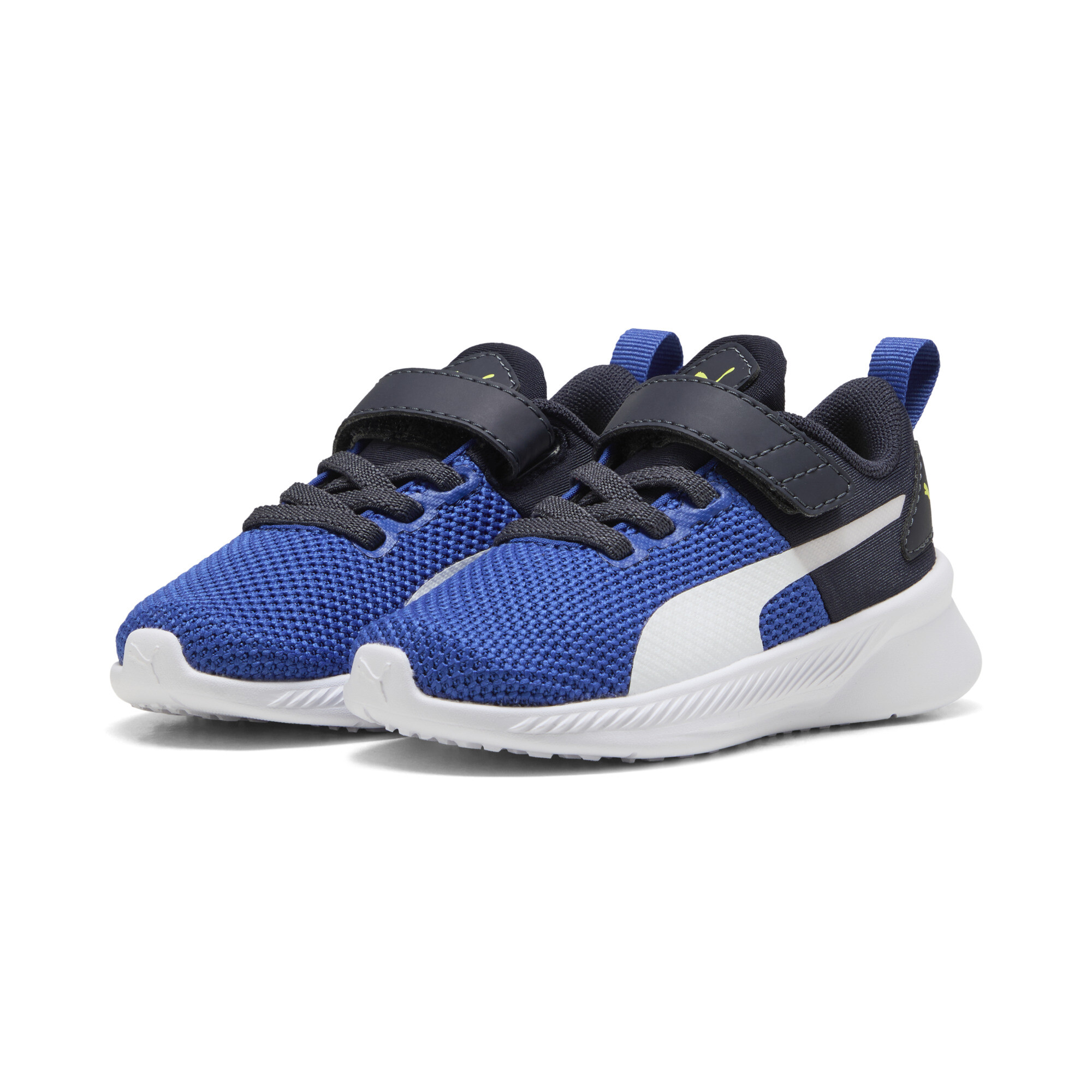 PUMA Flyer Runner sportschoenen, Blauw/Wit, Maat 22 thumbnail 6