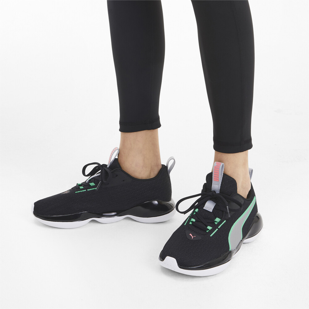 

PUMA - female - Кроссовки Flourish FS Women's Running Shoes – Puma Black-Green Glimmer –, Черный