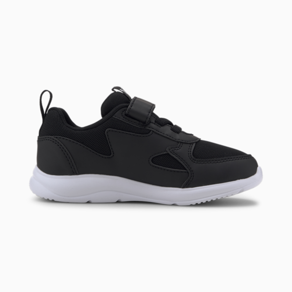Fun Racer Kids' Sneakers, Puma Black-Puma White, large-ZAF