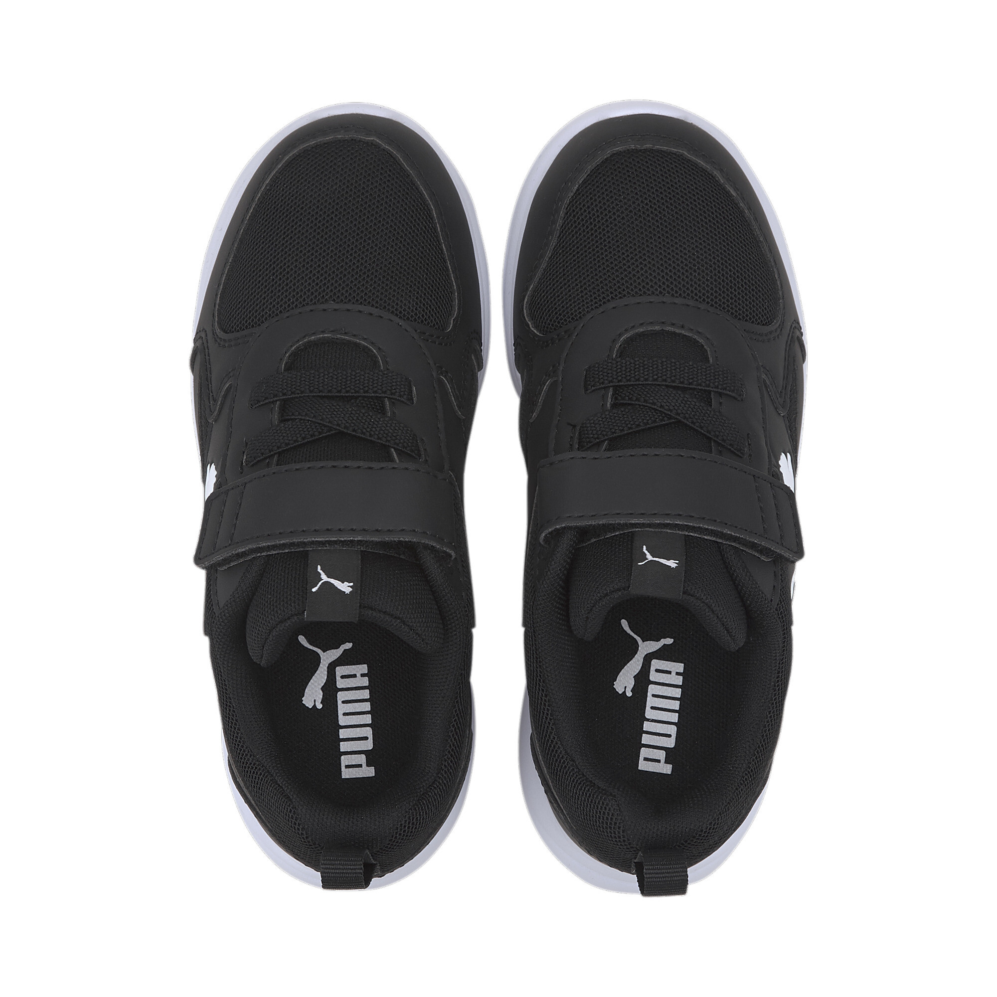 Kids' PUMA Fun Racer Sneakers In Black, Size EU 30