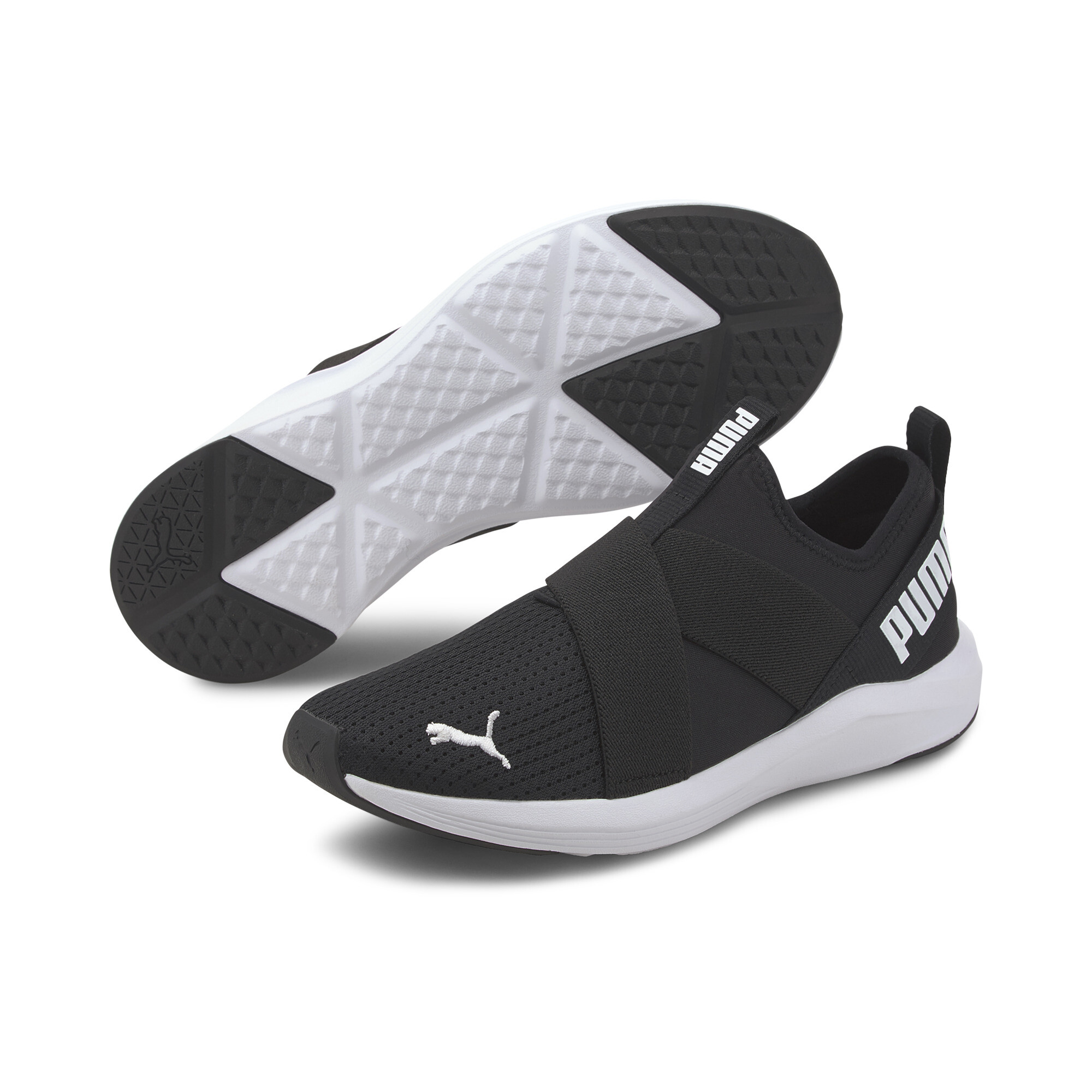 women's puma prowl slip on casual training shoes
