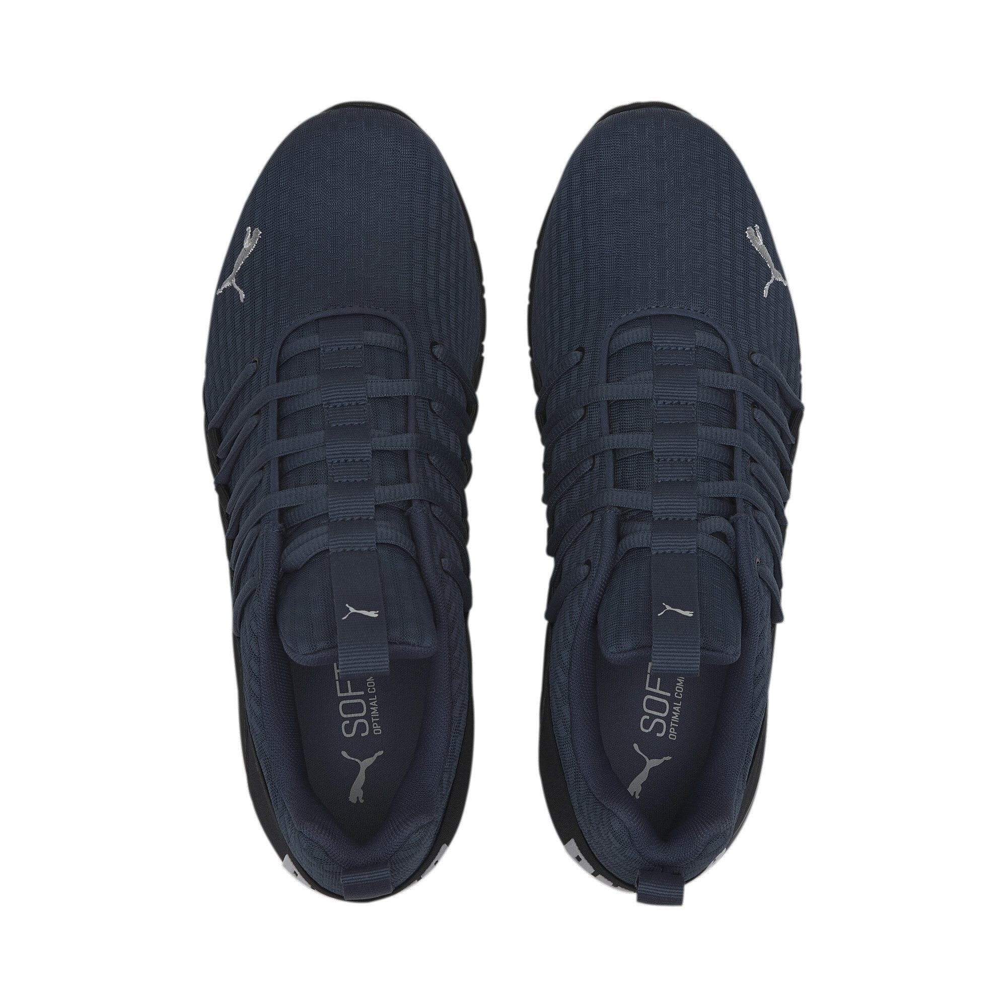 color block running shoes