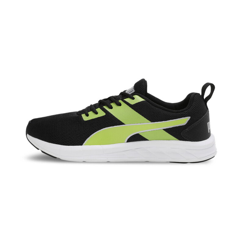 

Men's PUMA Meteor NU Men’s Running Shoes, Black/yellow