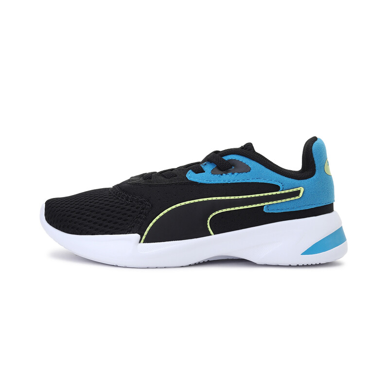

PUMA Jaro Kid's Running Shoes, Black/gray/green