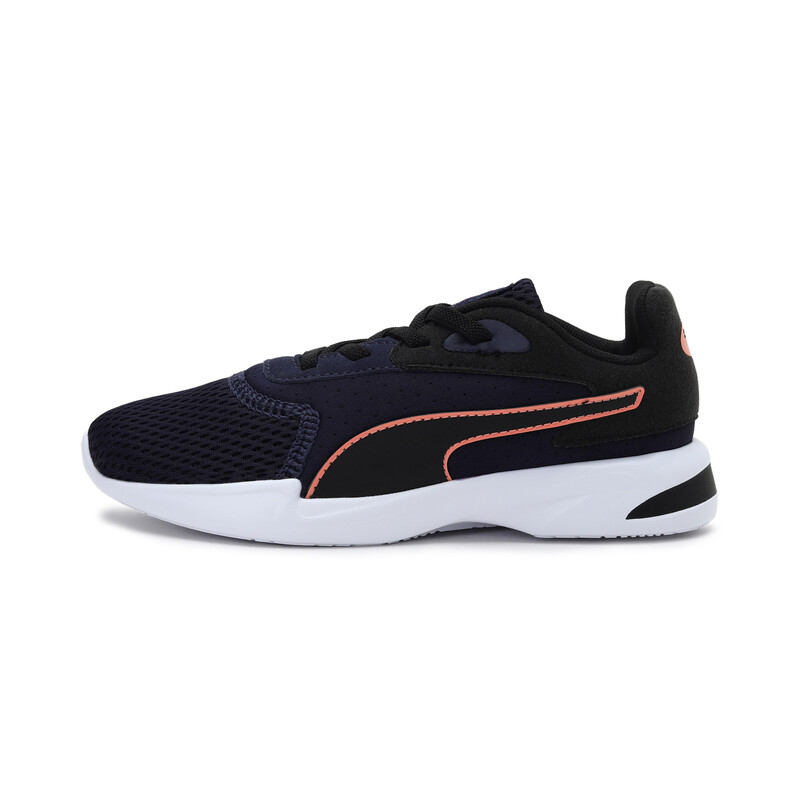 

PUMA Jaro Kid's Running Shoes, Black/purple/coral