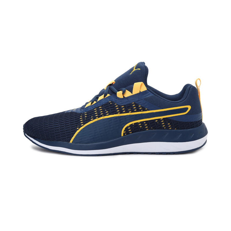 

PUMA Flare 2 Dash Running Shoes, Blue/yellow