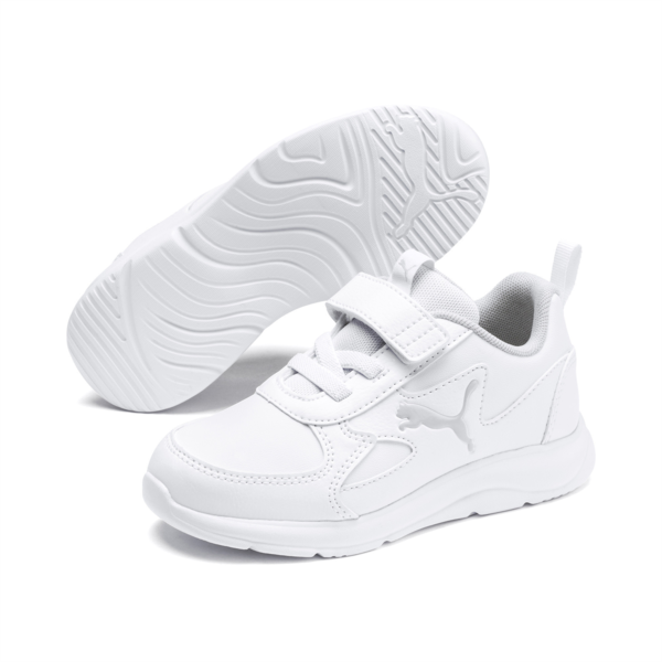 Tenis Fun Racer para niños, Puma White-Gray Violet, large-MEX