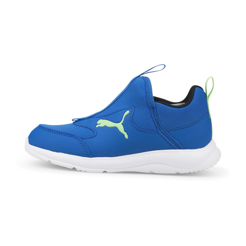 

PUMA Fun Racer Slip On Kids' Sneakers, Black/gray/green