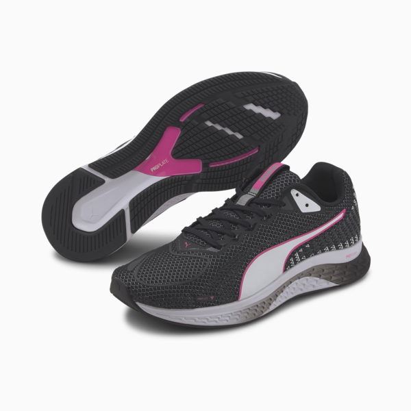 SPEED Sutamina 2 Women's Running Shoes, Puma Black-Puma White-Luminous Pink, large-ZAF