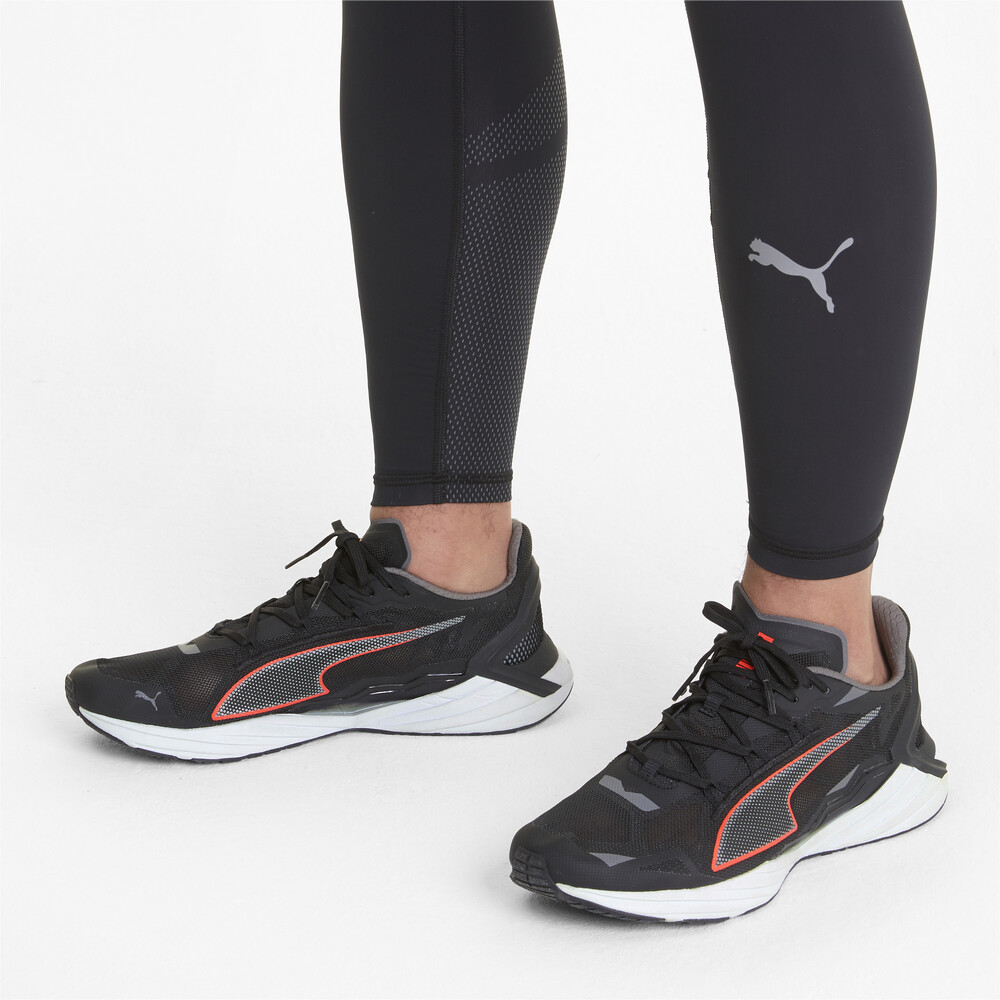 

PUMA - male - Кроссовки UltraRide – Black-Lava Blast- Silver –, Черный