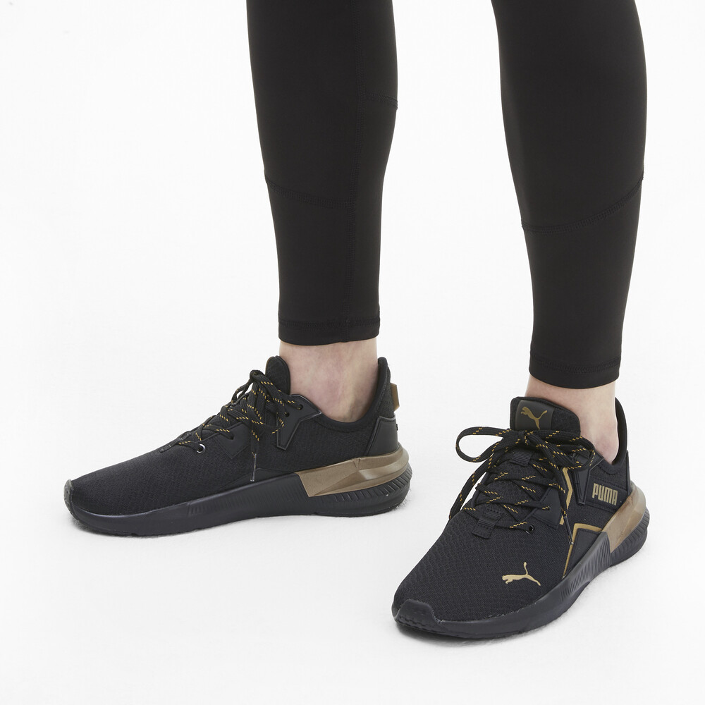 

PUMA - female - Кроссовки Platinum Metallic Wn's – Puma Black-Gold –, Черный