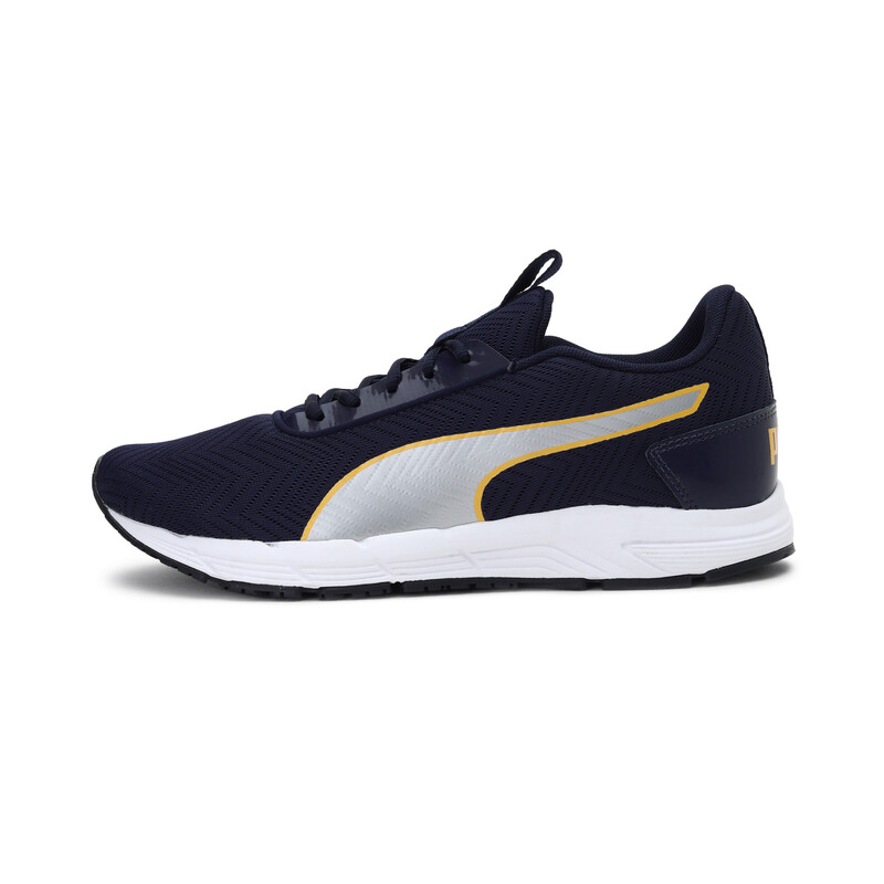 

Men's PUMA Campo Running Shoes, Purple/gold/silver