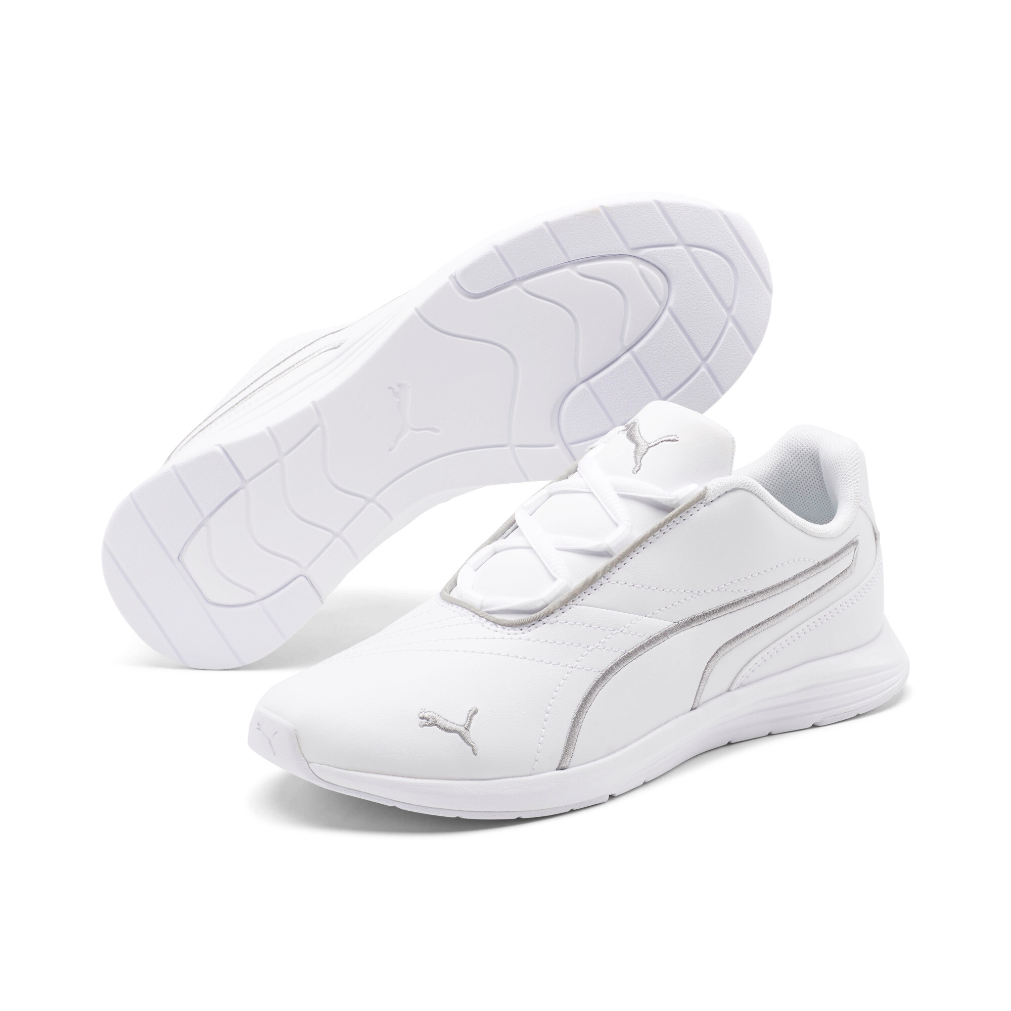 puma lace up sneakers