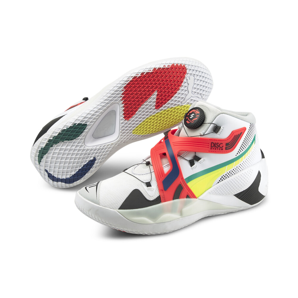 Disc Rebirth Basketball Shoes | White - PUMA