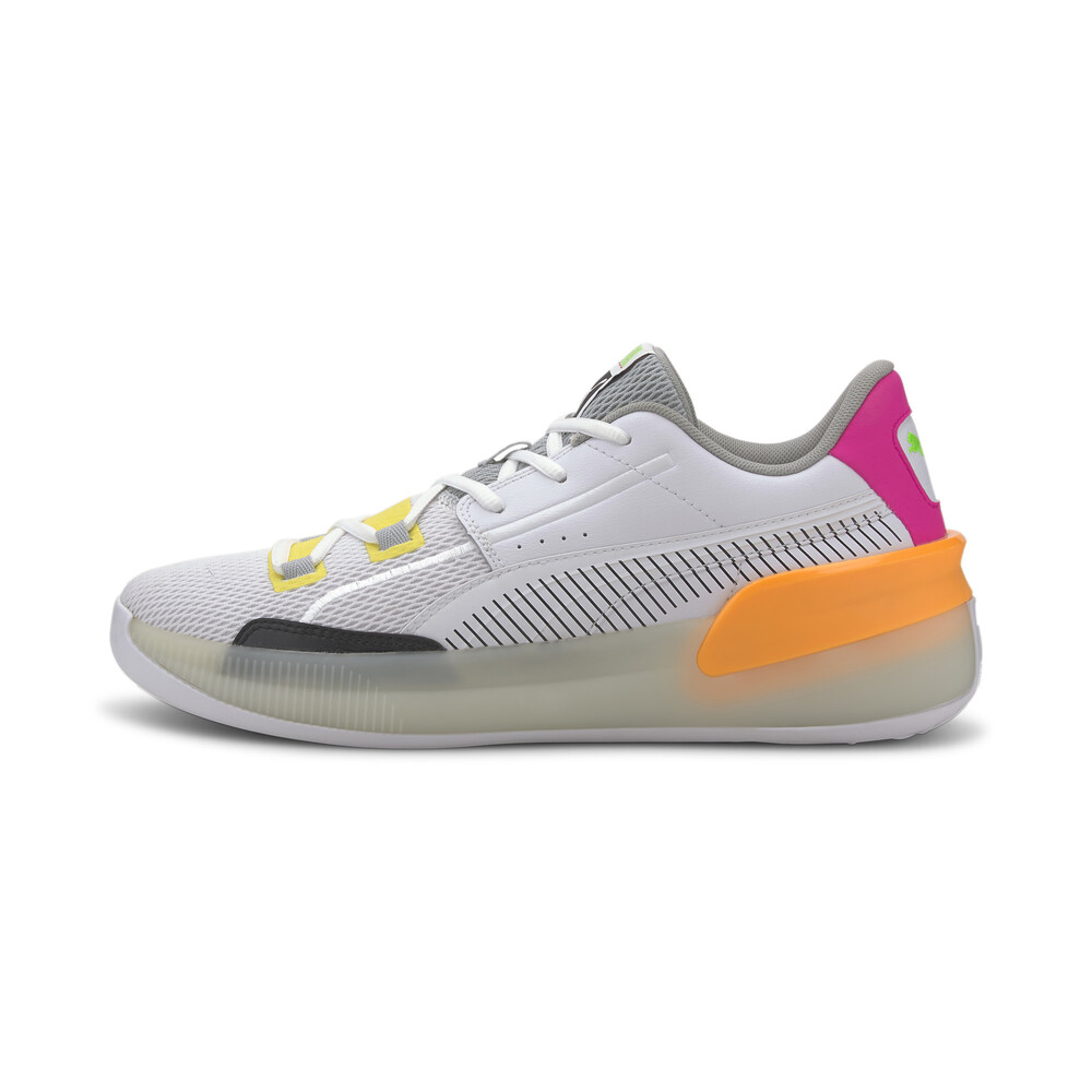 puma basketball white