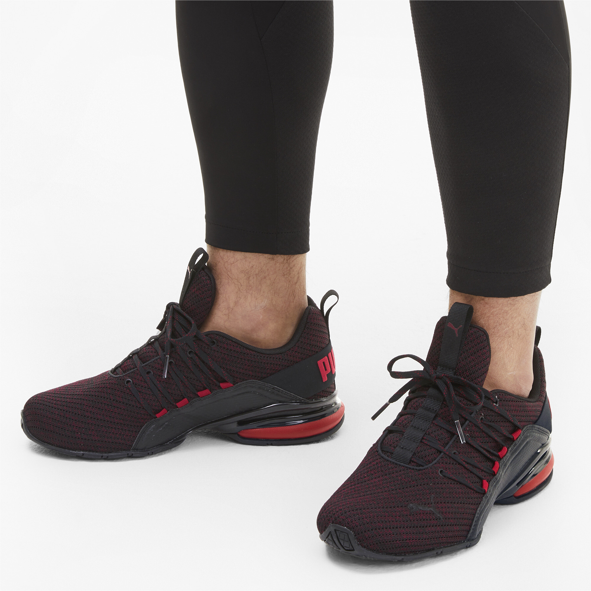 puma axelion black yellow