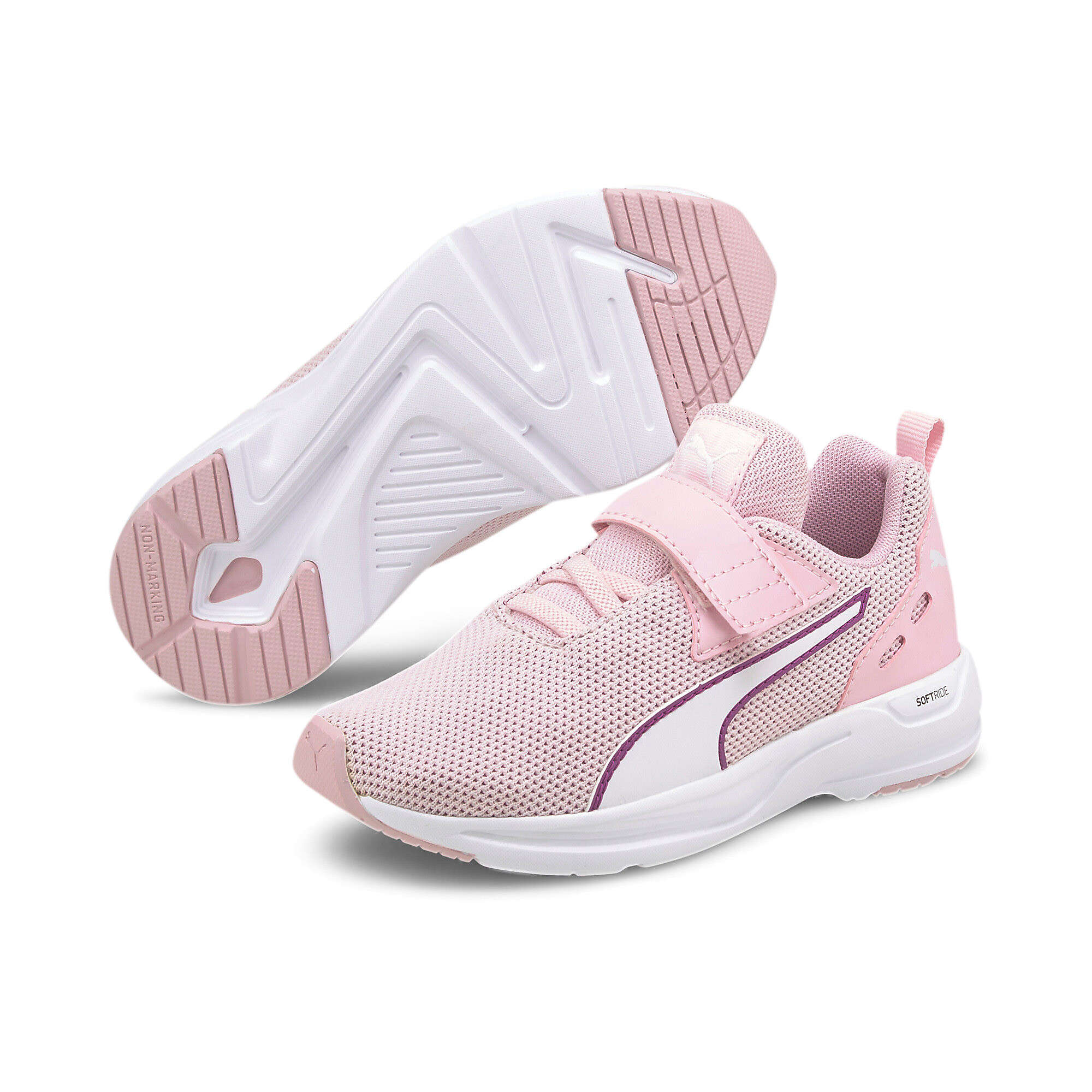 注目の商品 プーマ公式通販 プーマ キッズ Comet 2 Fs V Ps スニーカー 17 21 5cm ユニセックス Pink Lady P White Byzantium Puma Com かいこみ