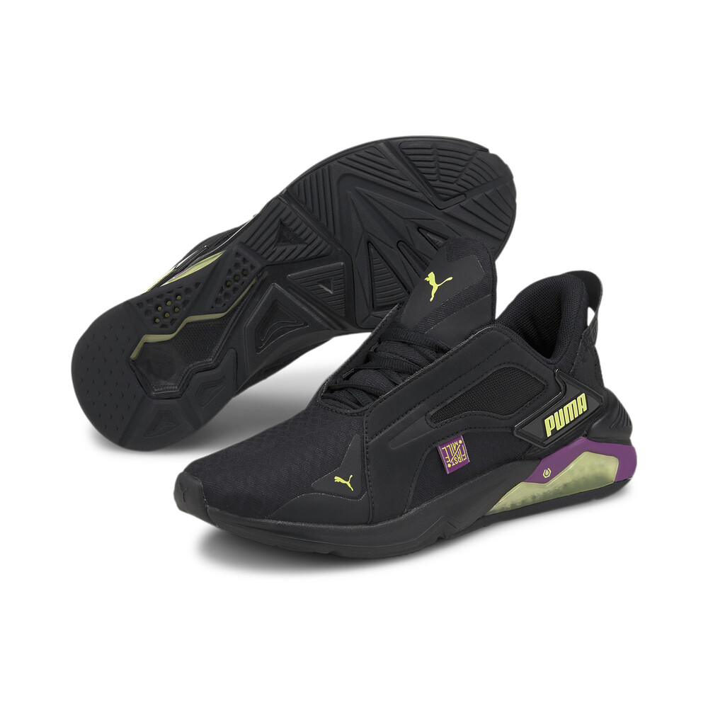 

PUMA - female - Кроссовки PUMA x FIRST MILE LQDCELL Method Women's Training Shoes – Black-Byzantium-FLUO YELLOW –, Черный