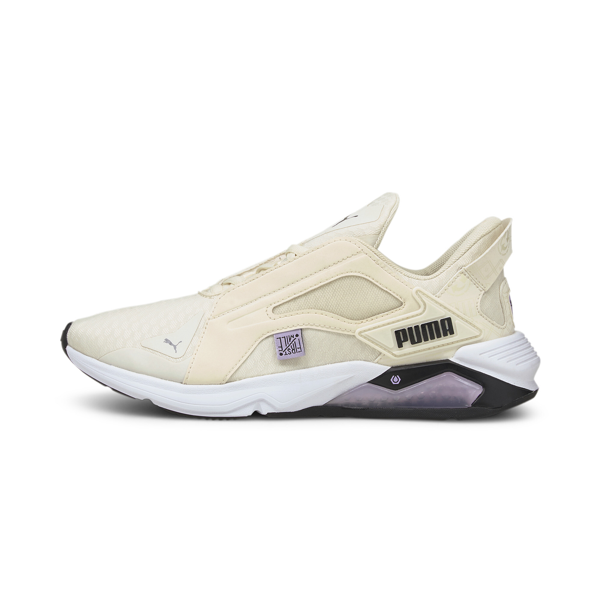 PUMA x FIRST MILE LQDCELL Method Women s Training Shoes Eggnog Light Lavender Puma Black Puma 194438 02
