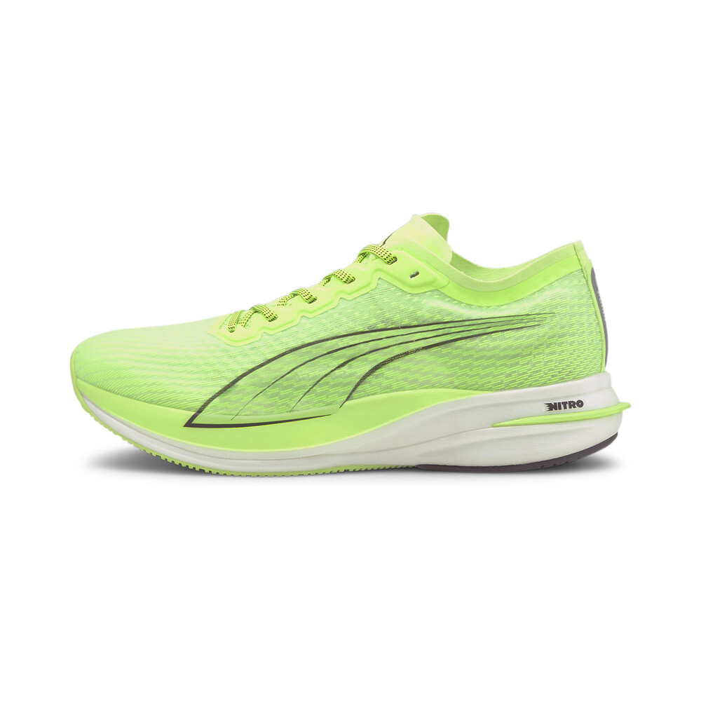 DEVIATE NITRO Men's Running Shoes | Green - PUMA